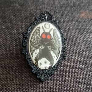 American Cryptids Mothman Enamel Pin By Brian Reedy